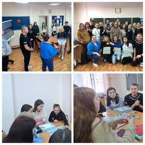 Spikery iz volonterskogo tsentra Mosvolontor proveryayushchiye dlya nashikh studentov i aktivistov neskolko rabochikh na znakomstvo s drugimi neobychnymi zadaniyamijpg